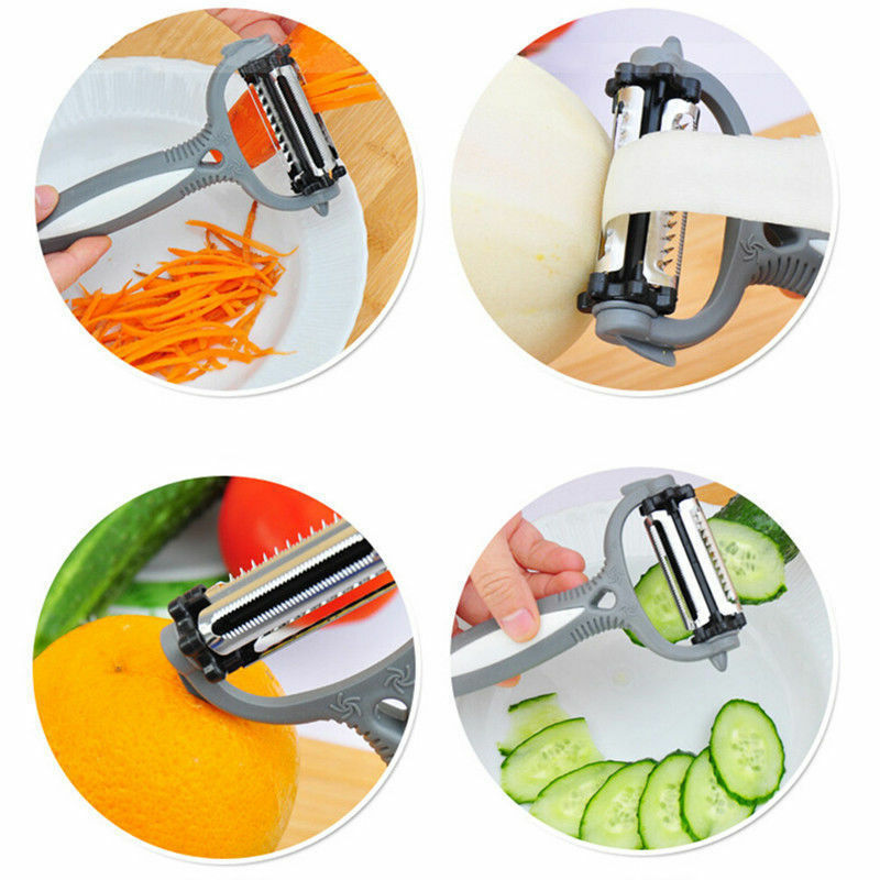 Stainless Steel Rotary Potato Peeler Vegetable Fruit Slice.l8