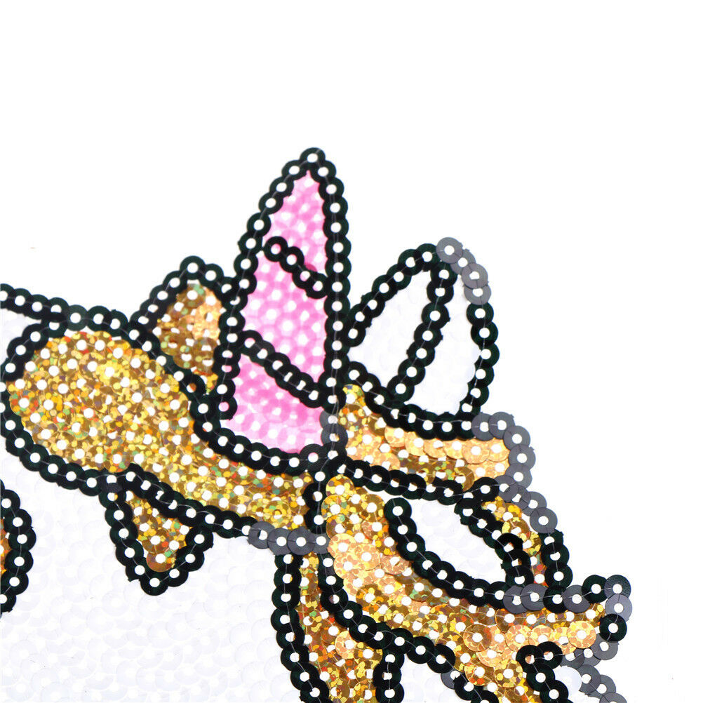 Sequins Patches on T-shirt Garment Sequined Applique Crafts lxJC.l8