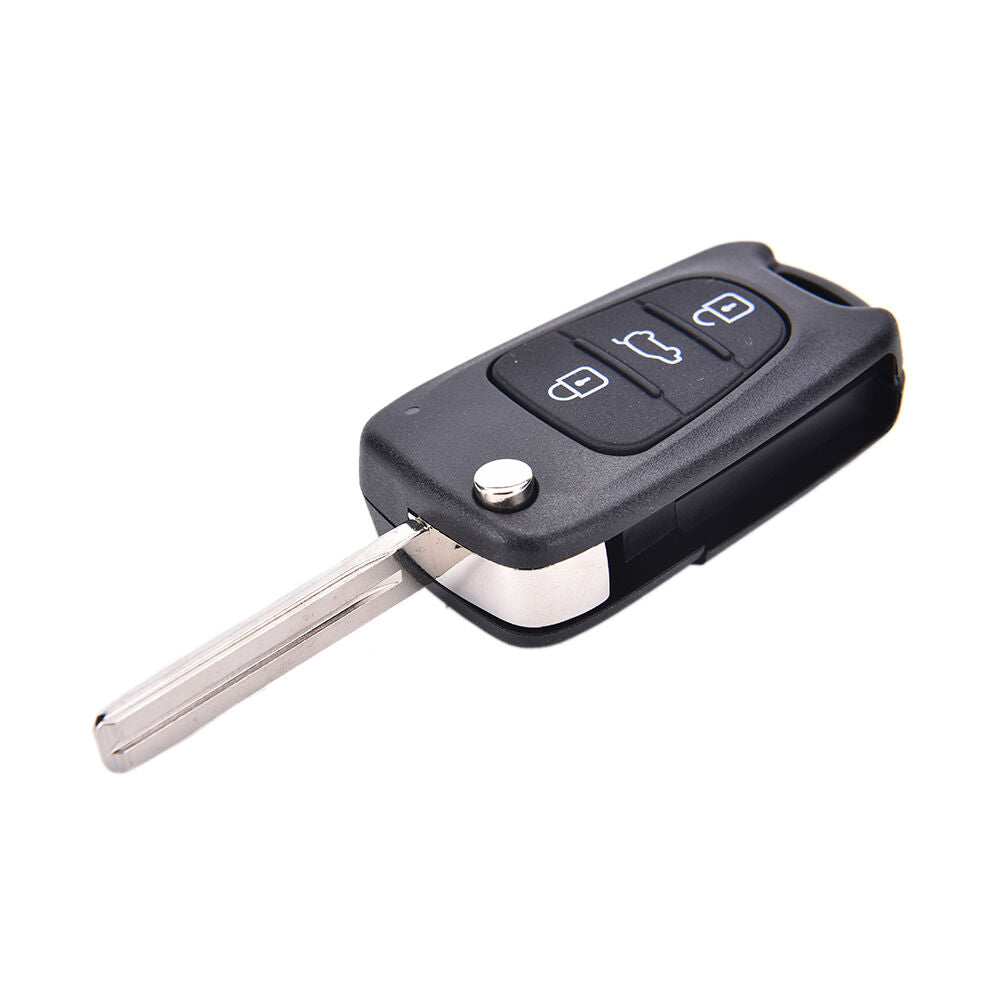 Remote Folding Key Shell Case 3Buttons Fob For Hyundai I20 I30 IX35 I35 Un.l8