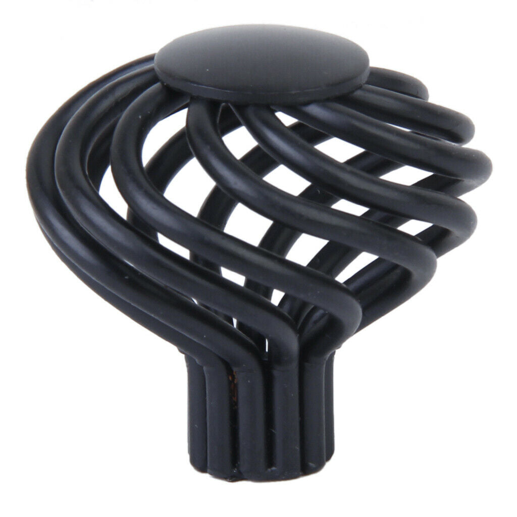 Pack of 10, Small Wire Swirl Design Kitchen Cabinet Hardware Knob, Dia 1.3inch