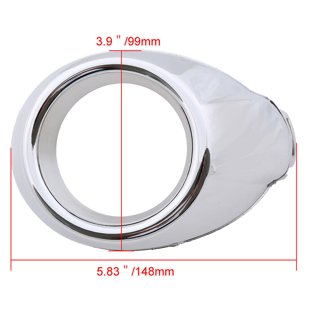 For Ford Focus 2012-14 Driver Side Front Fog Light Lamp Grille Trim Cover Chrome