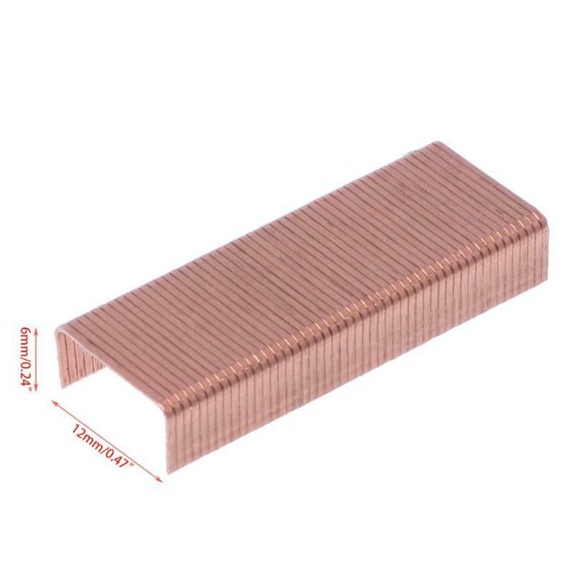 1000Pcs/Box 12mm 12# 24/6 Creative Metal Staples Office School Binding Supplies