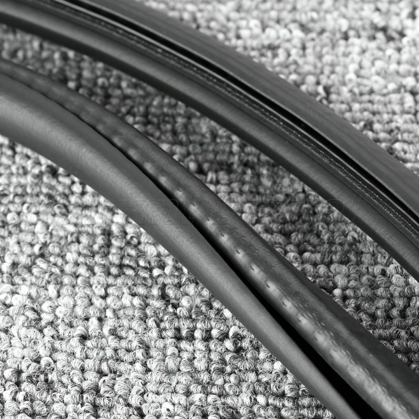 2Pc 0.8m B Pillar Rubber Seal Strip Decorate Weather strip Hollow For Car Truck