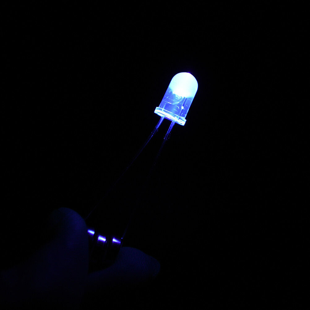 50pcs/lot 5mm 395nm round UV super bright lamp emitting diodes laS Rf