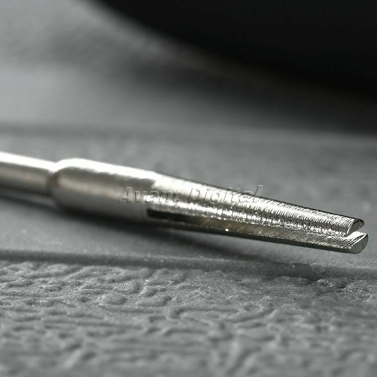 Straight Tapered Split Abrasive Mandrels Slotted Clip Handle Rotary Power Tool