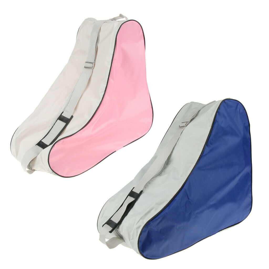 2pcs Oxford Cloth Inline Skates Bag Shoulder bag w/ Adjustable Shoulder Belt
