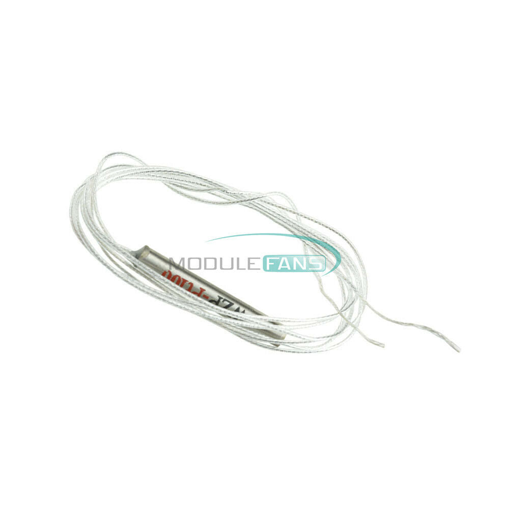 2PCS PT100 Heat Platinum Resister Temperature Sensor Waterproof Temp Probe