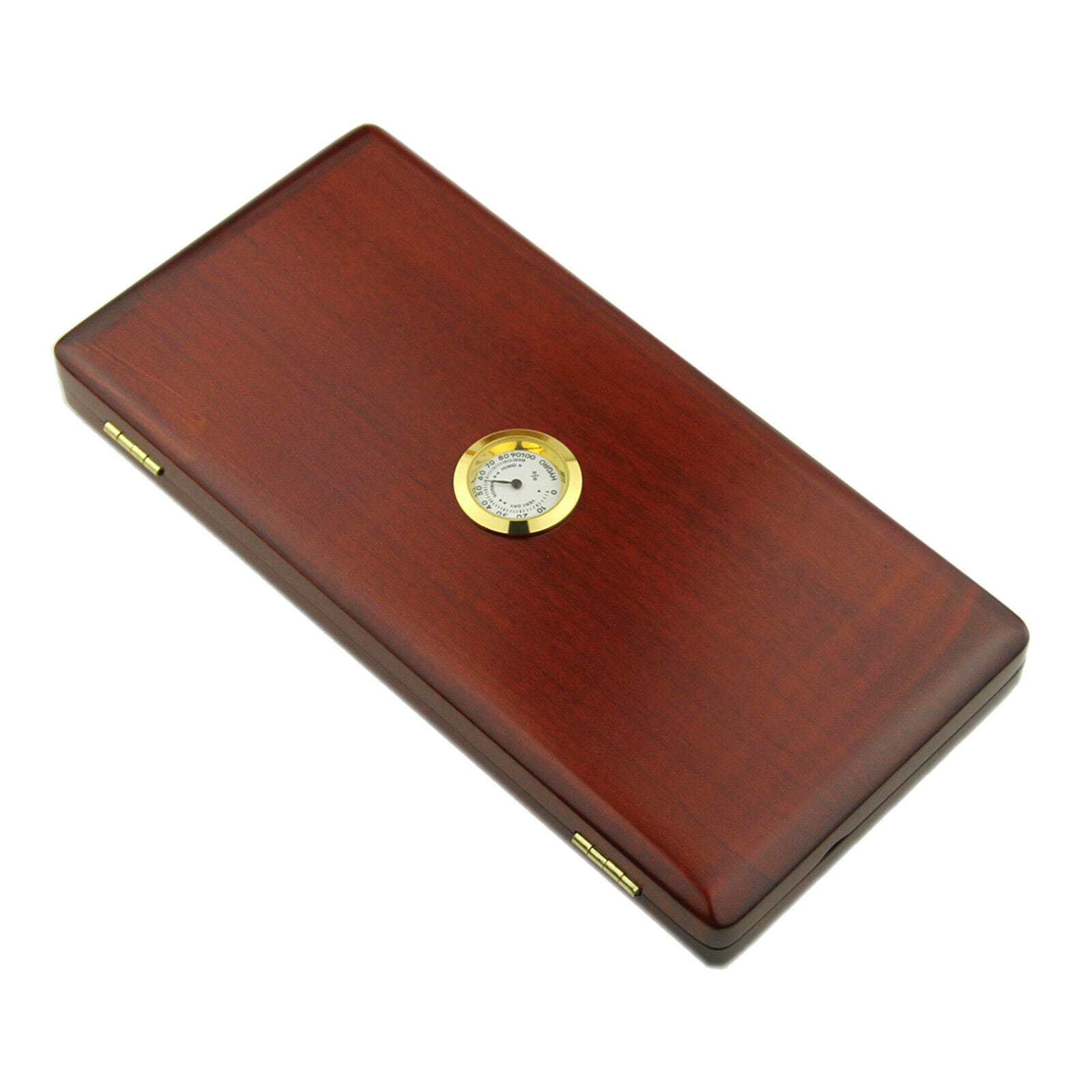 Solid Wood Oboe Reed Case Bulit-in Hygroneter Soft Slot Humidity Control