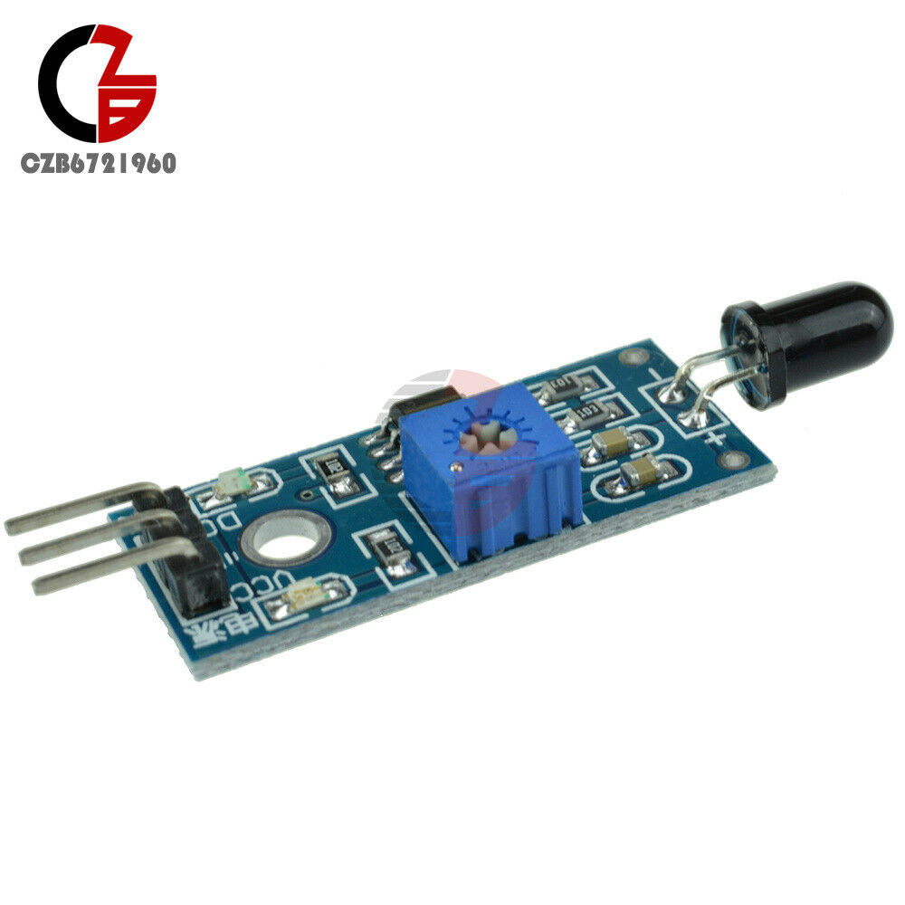 5PCS Flame Detector Sensor IR Infrared Detection Receiver Control Module 3Pin