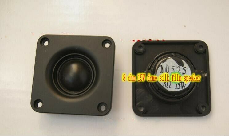 2pcs 2.5"inch 64MM Dome silk film tweeter Speaker Loudspeaker 8 ohm 15 watt