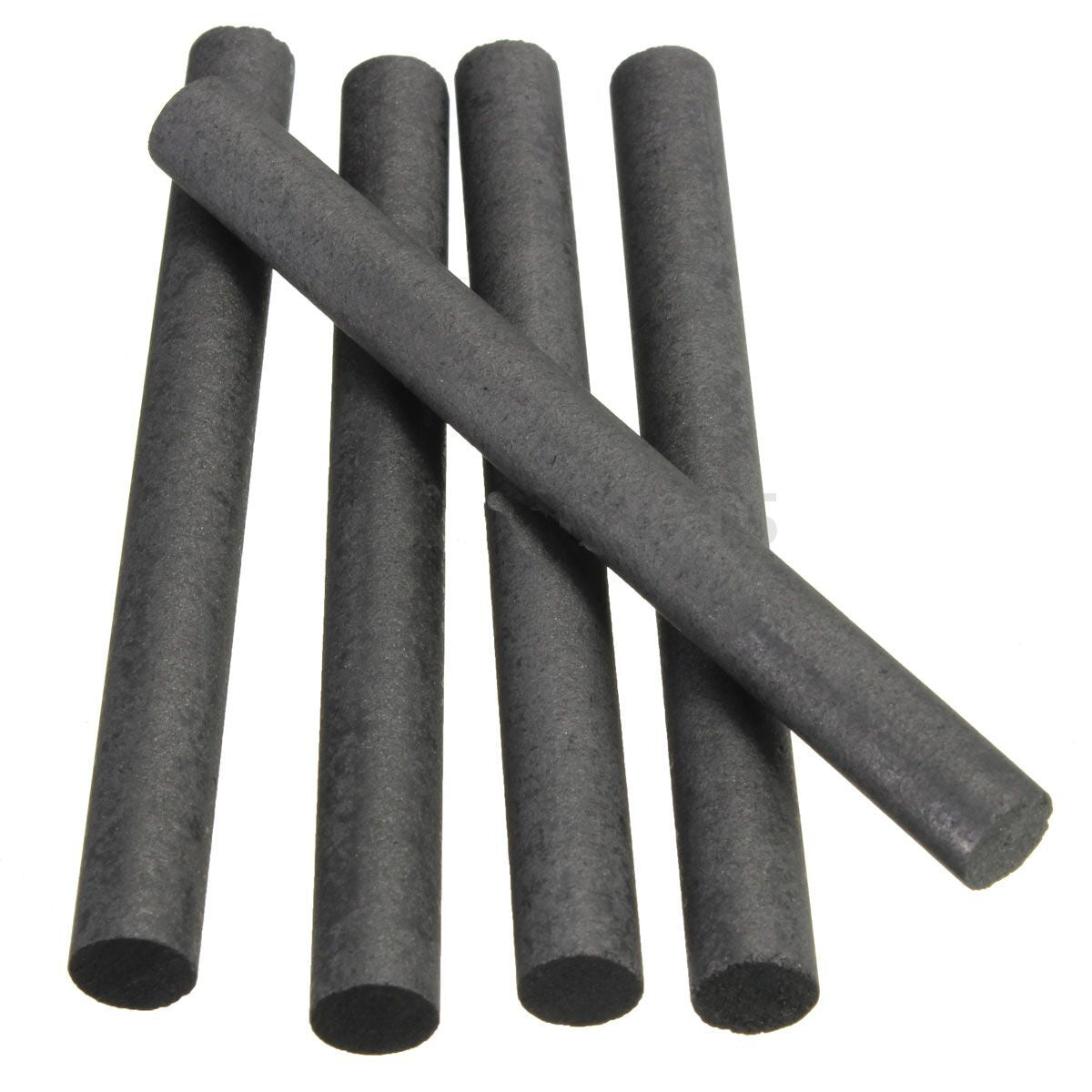 10mmx100mm Graphite Rod Carbon Electrode Cylinder 5pcs