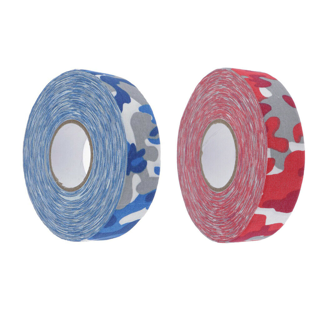Lots 2 1'' Wide Anti-Skid Tensile Sticky Cotton Ice Hockey Guard Tape Wrap