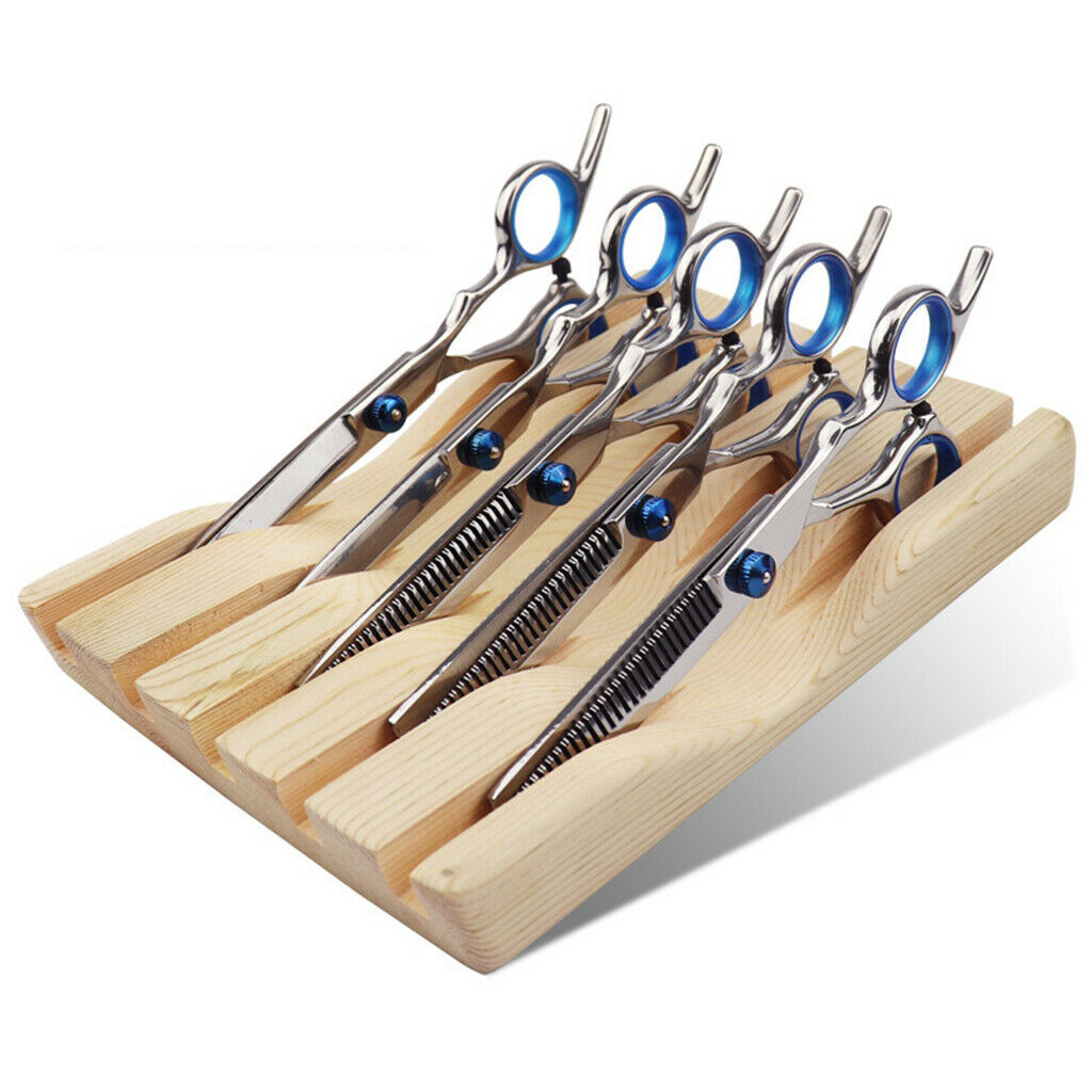 Professional Hair Scissor Razor Holder Display Case Barber Stylist Tool New