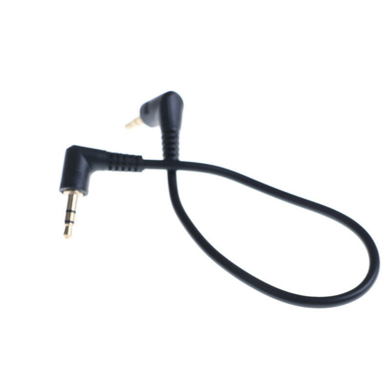 90 Degree Right Angled 3.5mm Jack Male To Male Stereo Audio Cable For CarL*w Rf