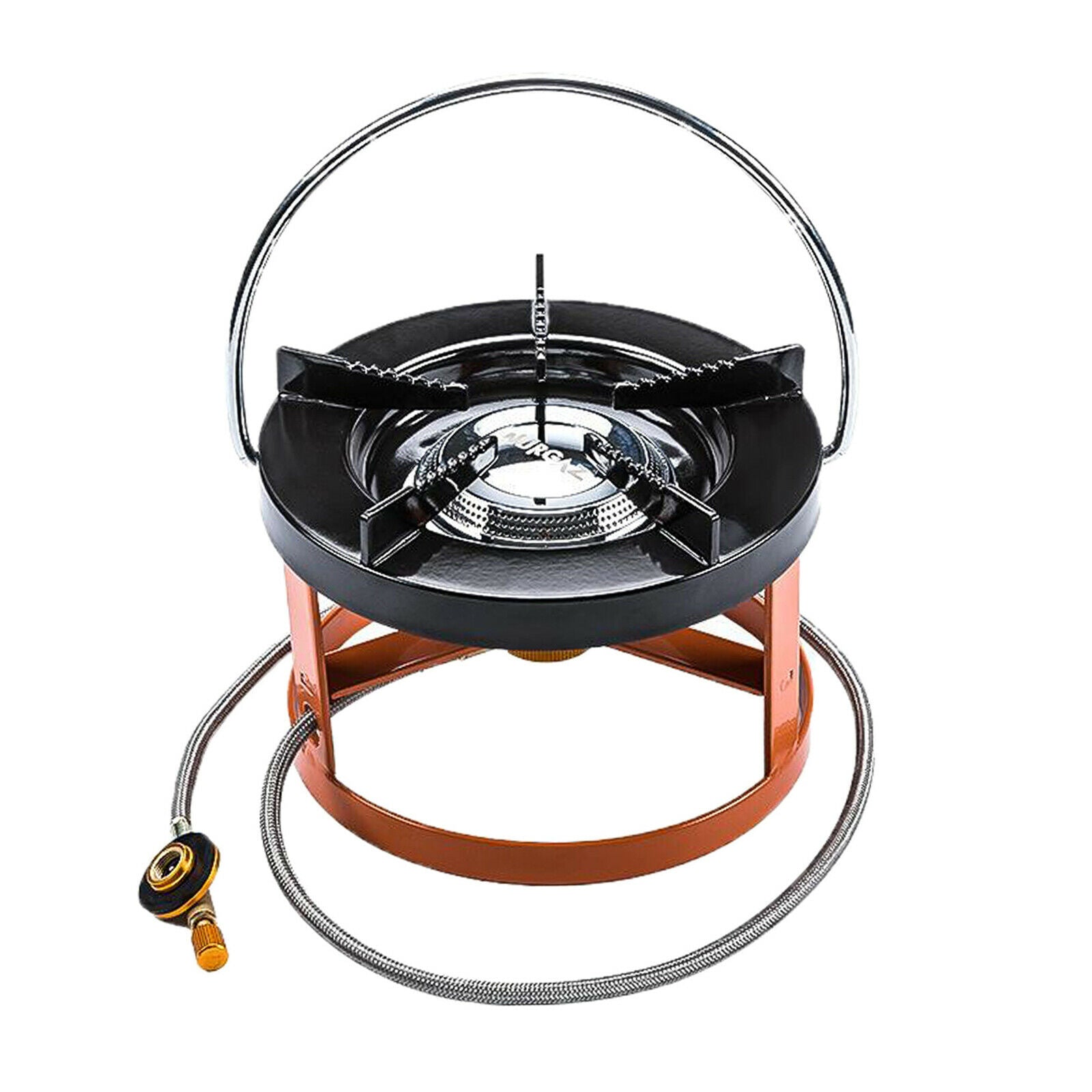 Split Type Camping Stove Mini Cookout Burner Furnace Propane Gas BBQ Cooker