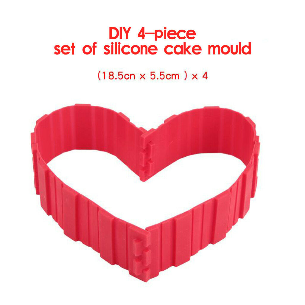 Set of 4 Household Kitchen Snakes Cake Mold Creative Cake Pastry Tools