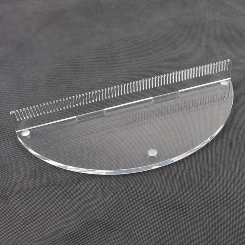 Durable Clear Salon SPA Hair Extensions Storage Holder Plate Rack Stand for
