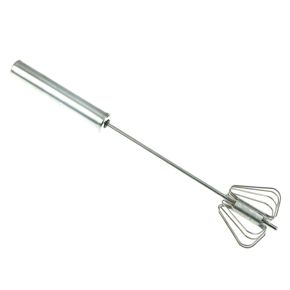 Semi - automatic Foamer Rotate Hand Whisk Mixer Egg Beater Milk Crea.l8