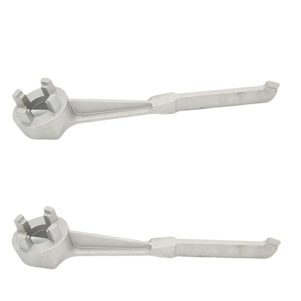 2Pcs Aluminum Bung Wrench for Plastic Drums Universal Fit for Most Drums