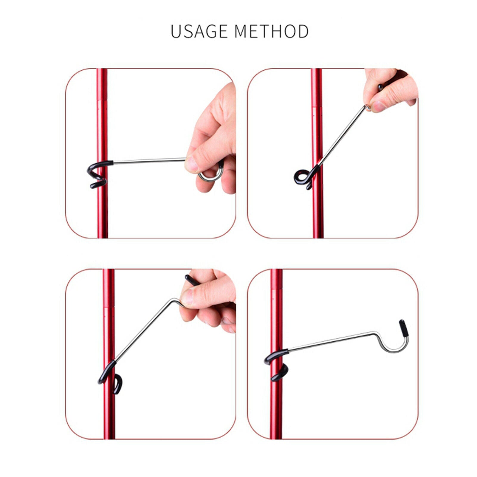 Portable Camping Lantern Hanger Light Outdoor Picnic Tree Holder Tools