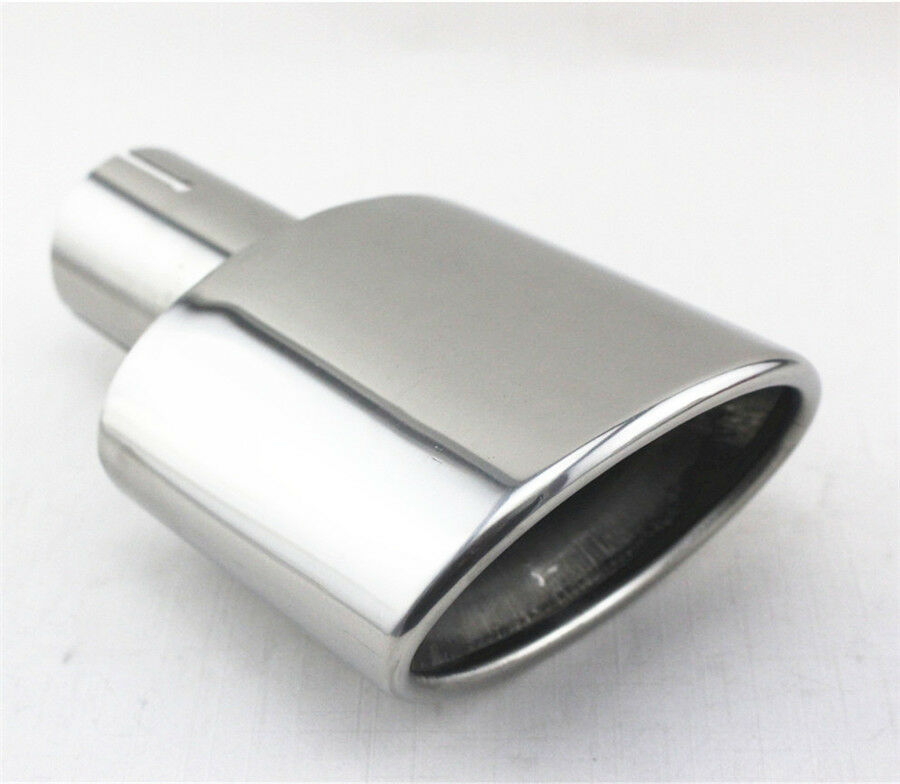 Car exhaust tip silencer Stainless Steel exhaust tail Inlet54mm Outlet78mm Brand