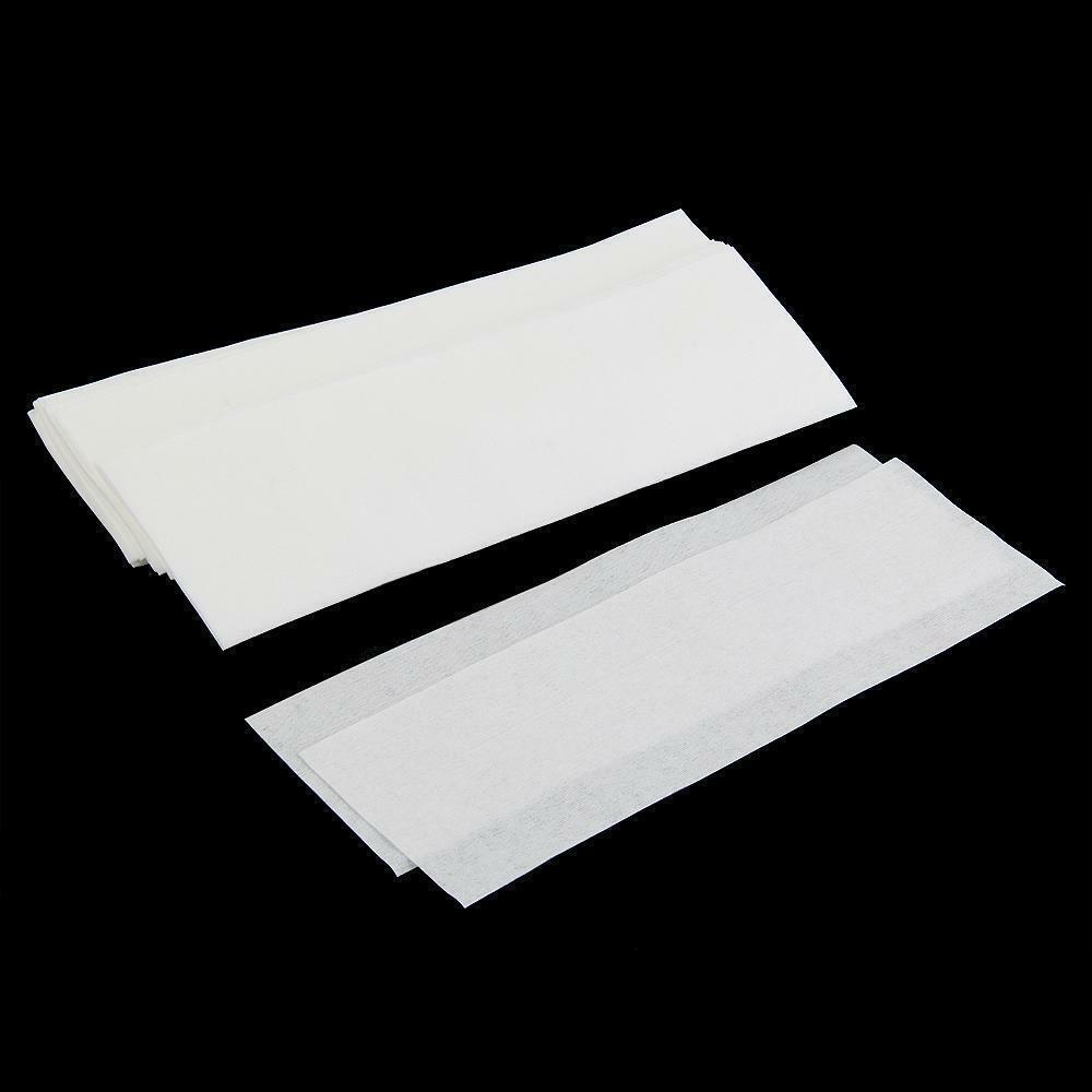 Depilatory Wax Strips Non-woven Hair Removal Paper Epilator Waxing Tools100pcs
