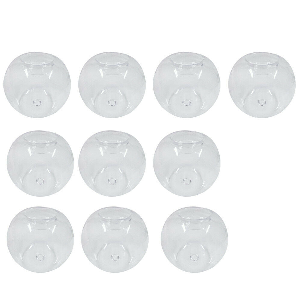 10 x Glass Bauble Candle Holder Ball Shape Tea Light Candlestick Wedding Decors