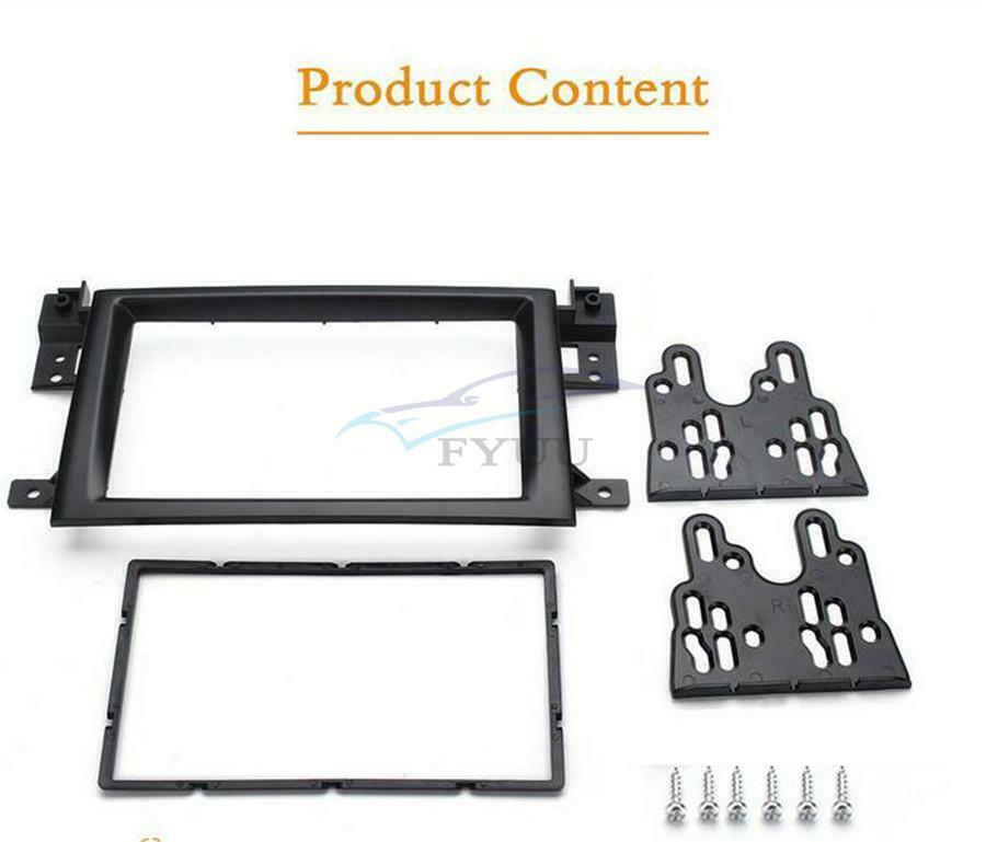 1 Set Dual DIN Car Stereo Radio Mounting Frame For 2005-2014 Suzuki Grand Vitara
