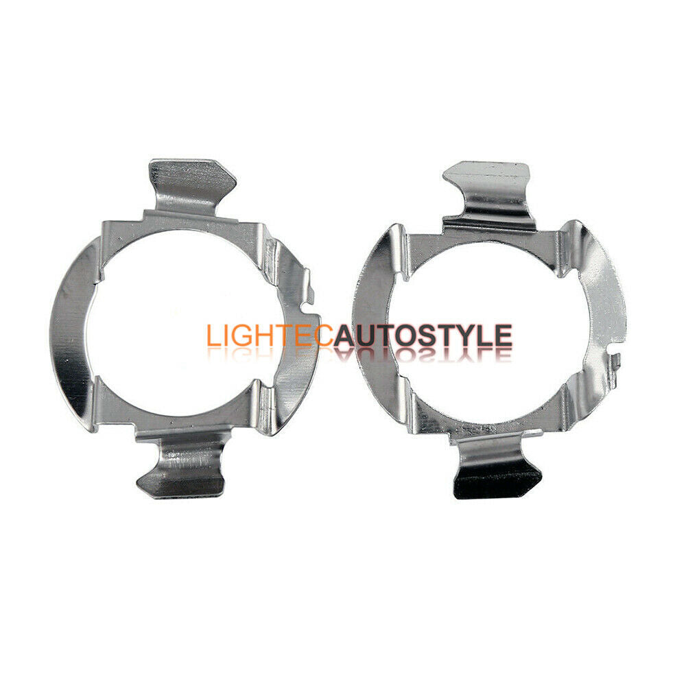 2 H7 LED ADAPTER HOLDER RETAINER CLIP HEADLIGHT BULB FOR AUDI A3 A4 A4L A6 A6L