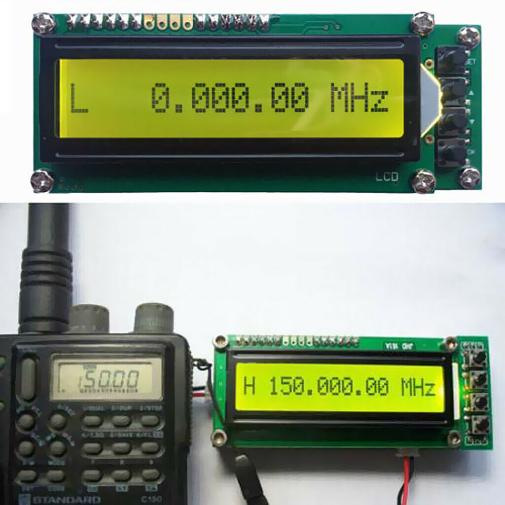 0.1 ~ 1200 MHz frequency counter tester DIY, SMA socket Hz tester measurement