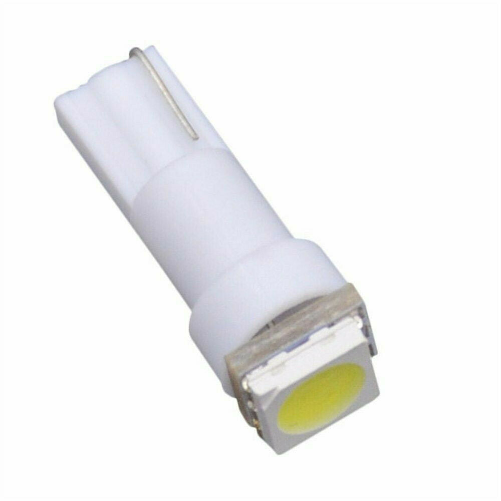 50x T5 74 2721 Wedge 1-SMD-3014 LED Speedometer Gauge Cluster Dash Lights Bulbs
