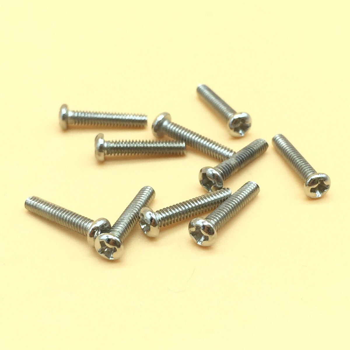 M1 x 0.25 (pitch) x 5mm Stainless Steel Phillips Pan Head Screw 10Pcs [M1]