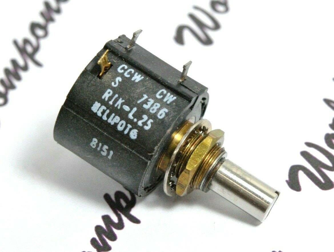 1pcs - Bi Technologies 7386R1K-L.25 1K Multi-Turns Potentiometer