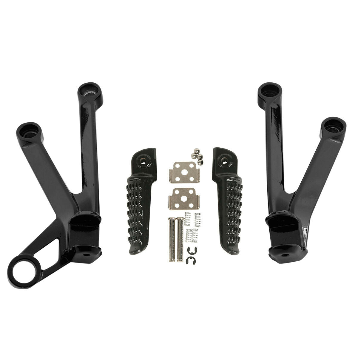 Rear Footrest Foot Peg Brackets Set Fit For Kawasaki Ninja ZX10R 2004-2005