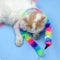 Cat Toys Interactive Play Wand with Feather Lifelike Caterpillar