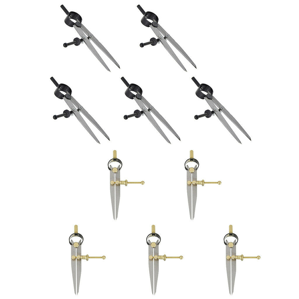 Carbon Steel Calipers Measuring Tools Divider Scriber Marking 75mm
