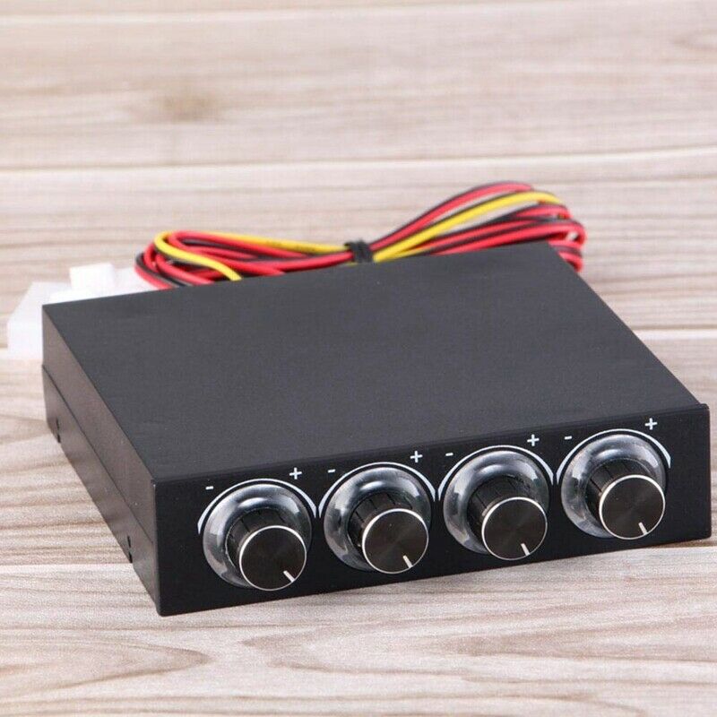 Fan Controller 4 Channel Computer Fan Speed & Temperature Reduce Noise ControlC8