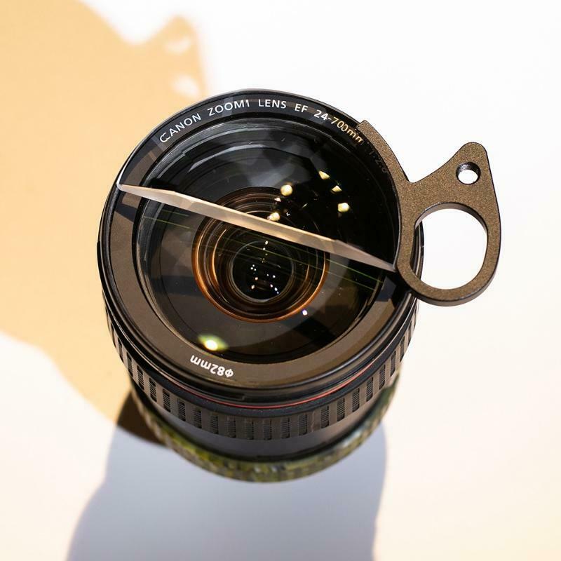 79mm Handheld Semicircle Kaleidoscope Special Effects Filter Optical Glass Prism