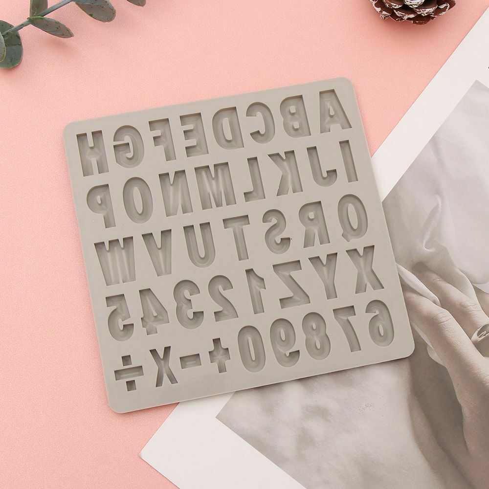 Number Fondant Cake Letter Mold Silicone Decorating Tools Baking Accessories