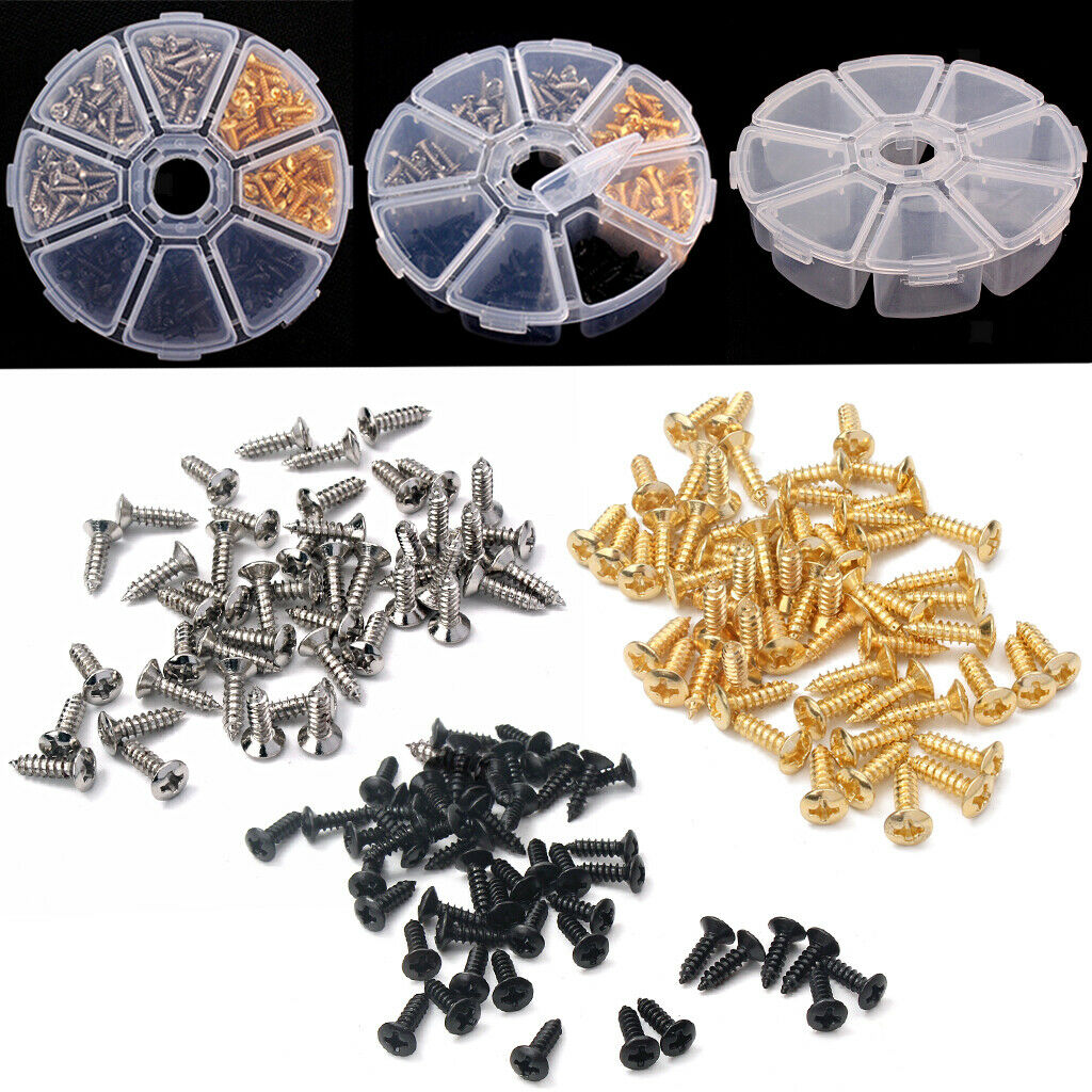 Set of 300 Guitar Bass Pickguard Screws for ST Electric Guitar DIY Parts