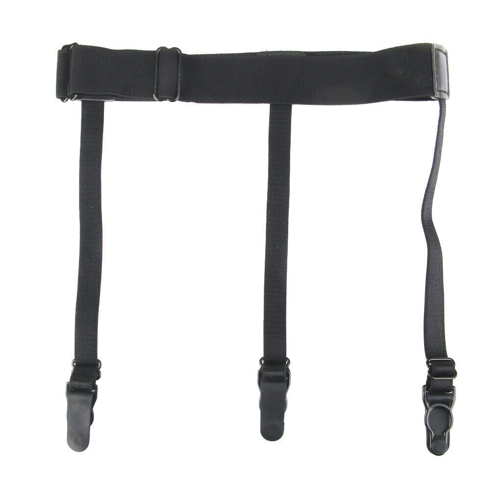 Pair of Elastic Straight Shirt Keeper Stays Men's Sock Garters