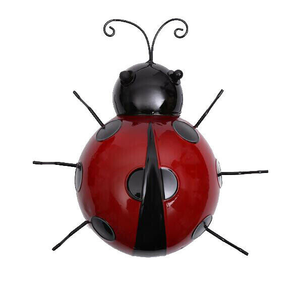 10 Pieces Handmade Ladybird Design Walls Insect Hanging Sculpture 10cm