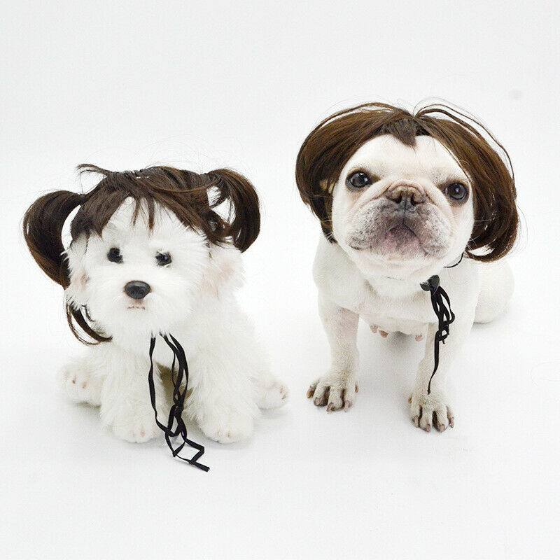 Fashion Pet Wigs Cat Dog Cospaly Props Wigs Tiara Hairpiece Makeover ClothinFCA