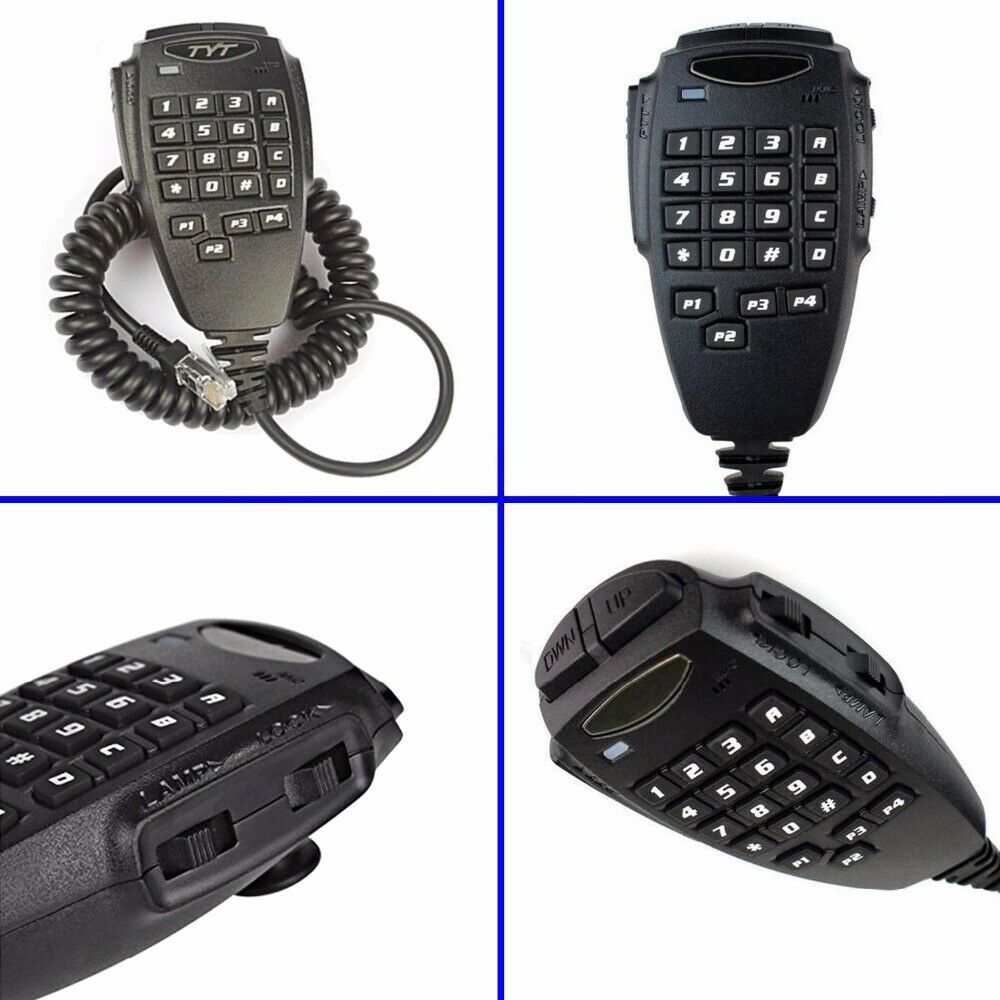 2pcs NEW Handheld Speaker Mic Microphone PTT for Radio Walkie Talkie TYT TH9800