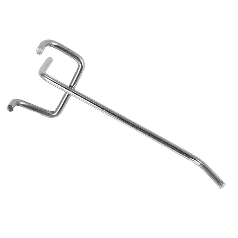 25Pcs 100Mm Pegboard Hooks Slat Wall Retail Display Shop Peg Hang Fits Home HaW5