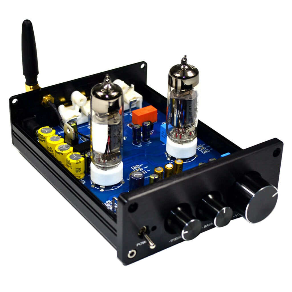 Bluetooth 4.2 Audio Amplifier Receiver 2 Channel Hi-Fi Preamps for Home