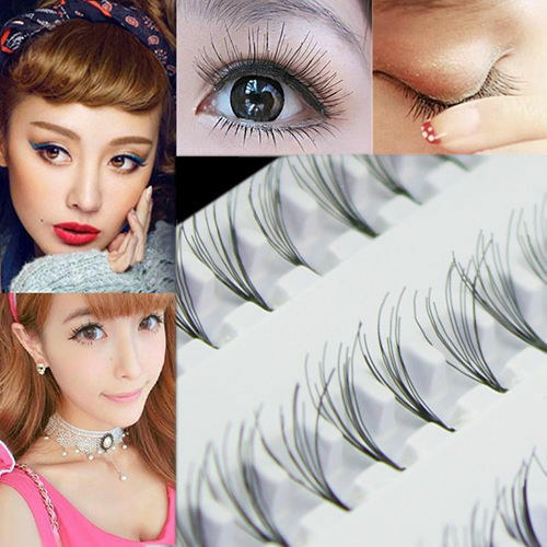14mm Makeup 60 Individual Black False Eyelash Cluster Eye Lashes Extension BATA