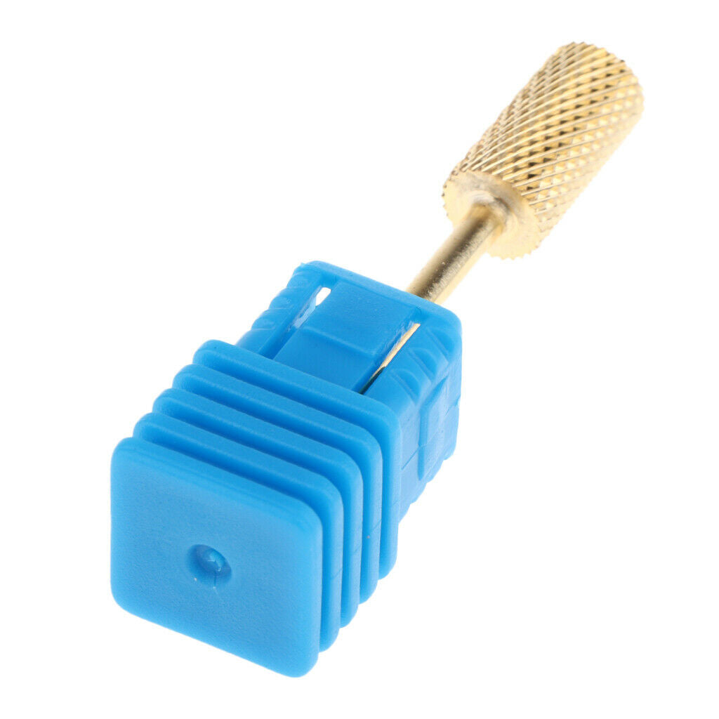 1x Small Barrel Heads Pro Nails Tips Drill Bit Grinding Polishing Head M