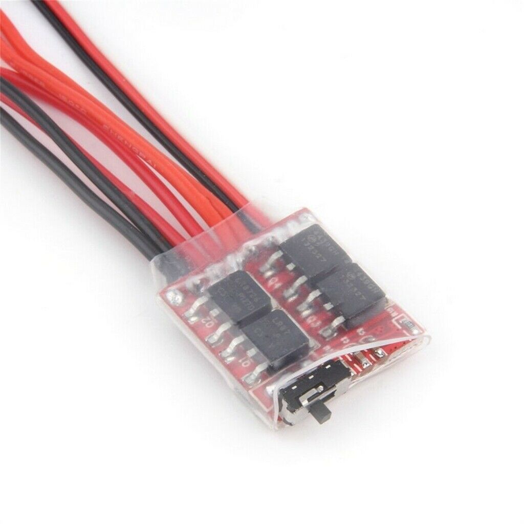 4 Piece 20A Brushed Motor Speed Controller ESC for RC Car Accessories 3-9.4V
