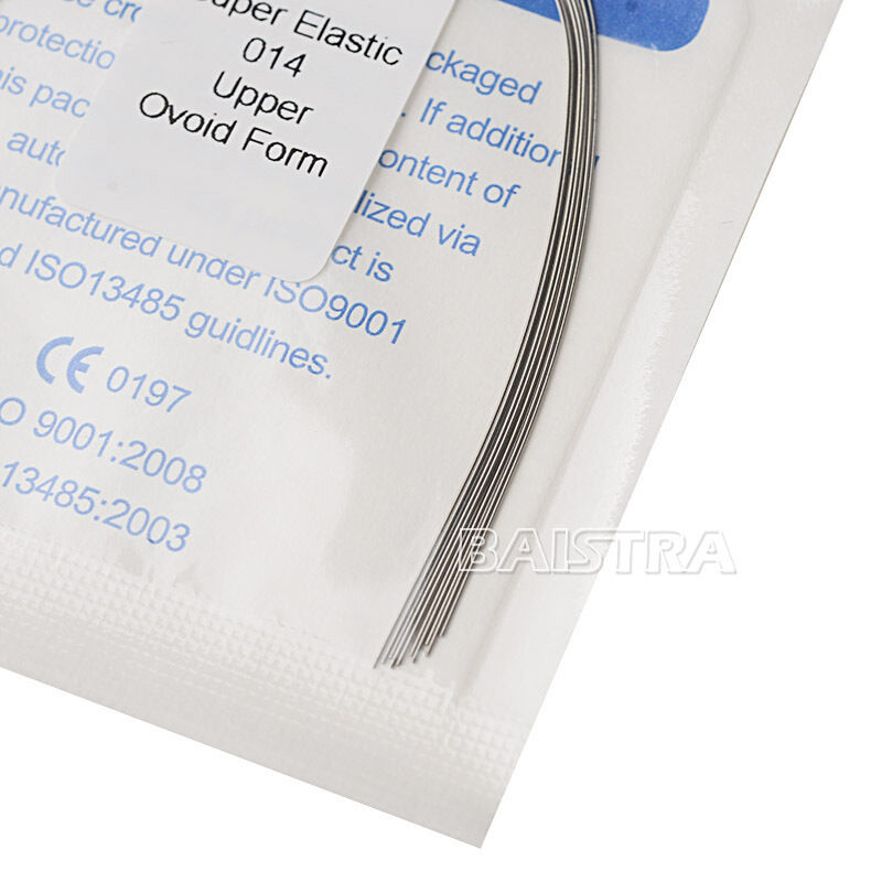 200X AZDENT Dental Orthodontic Super Elastic Niti Arch Wires Round Ovoid Form